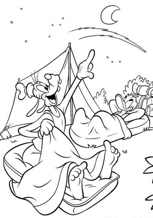 Free Camping Coloring Pages PDF Printable Coloringfolder