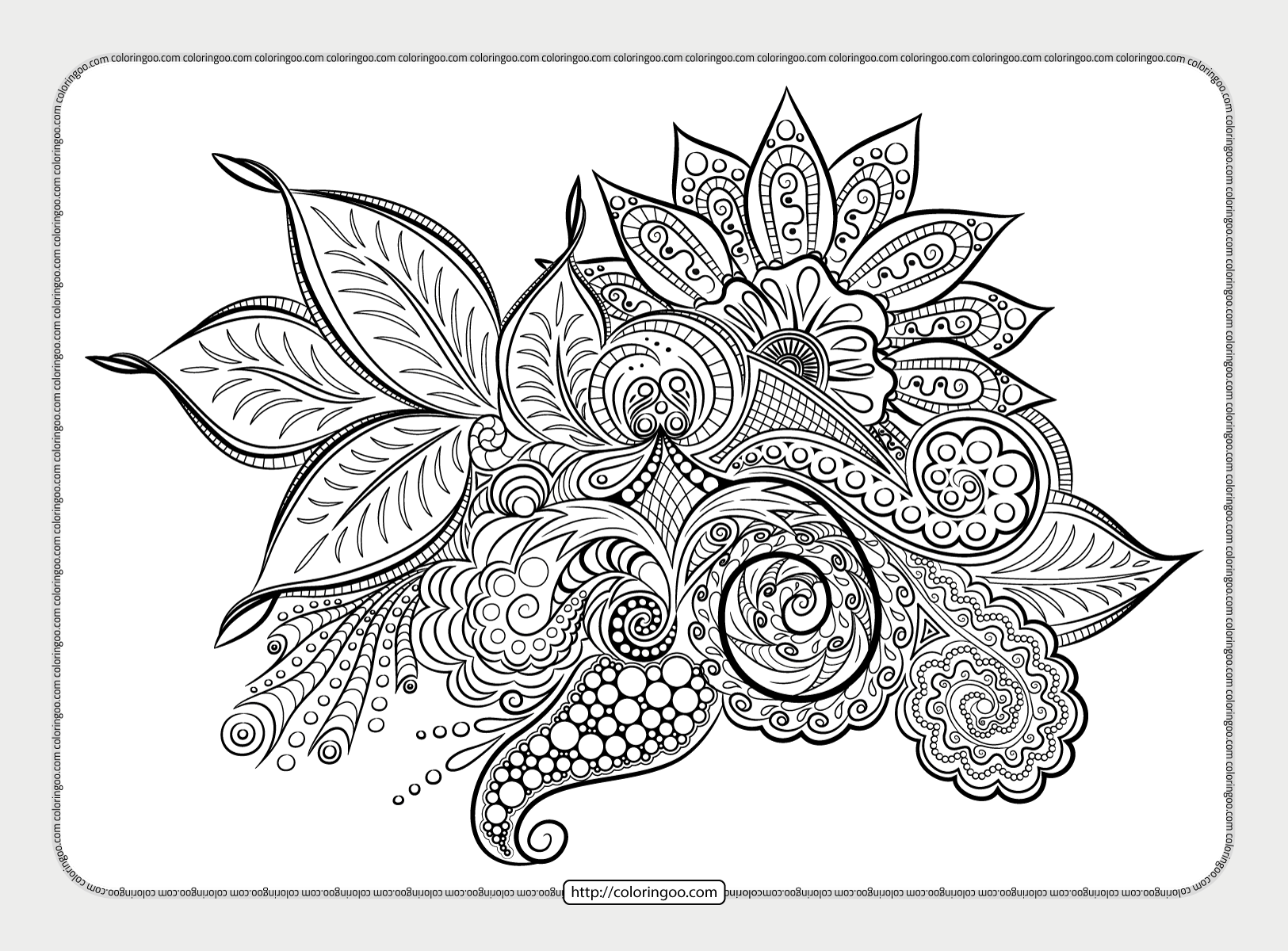 Free Coloring Pages For Adults Mandala Printable Free Coloring Sheet