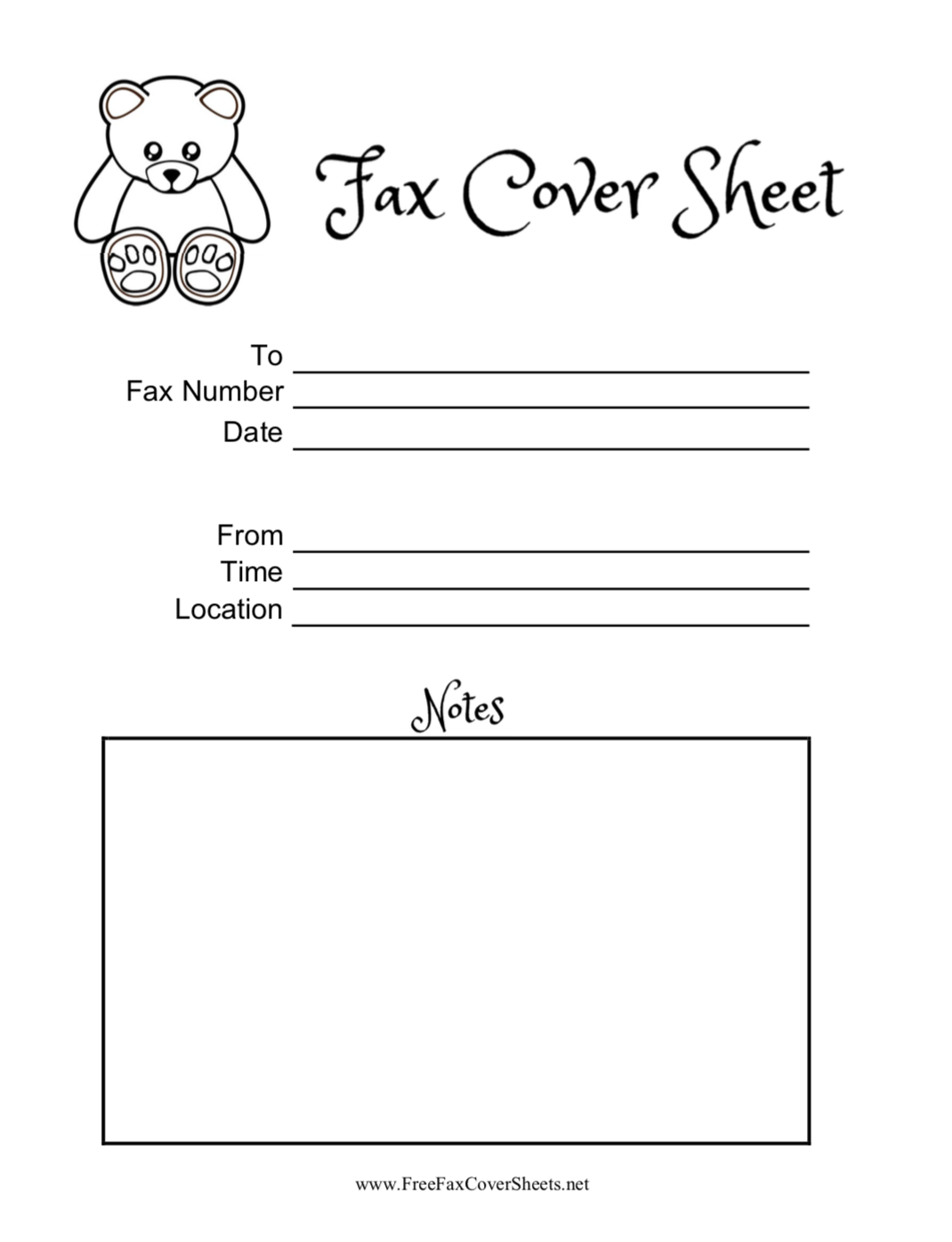 Free Fax Cover Sheets