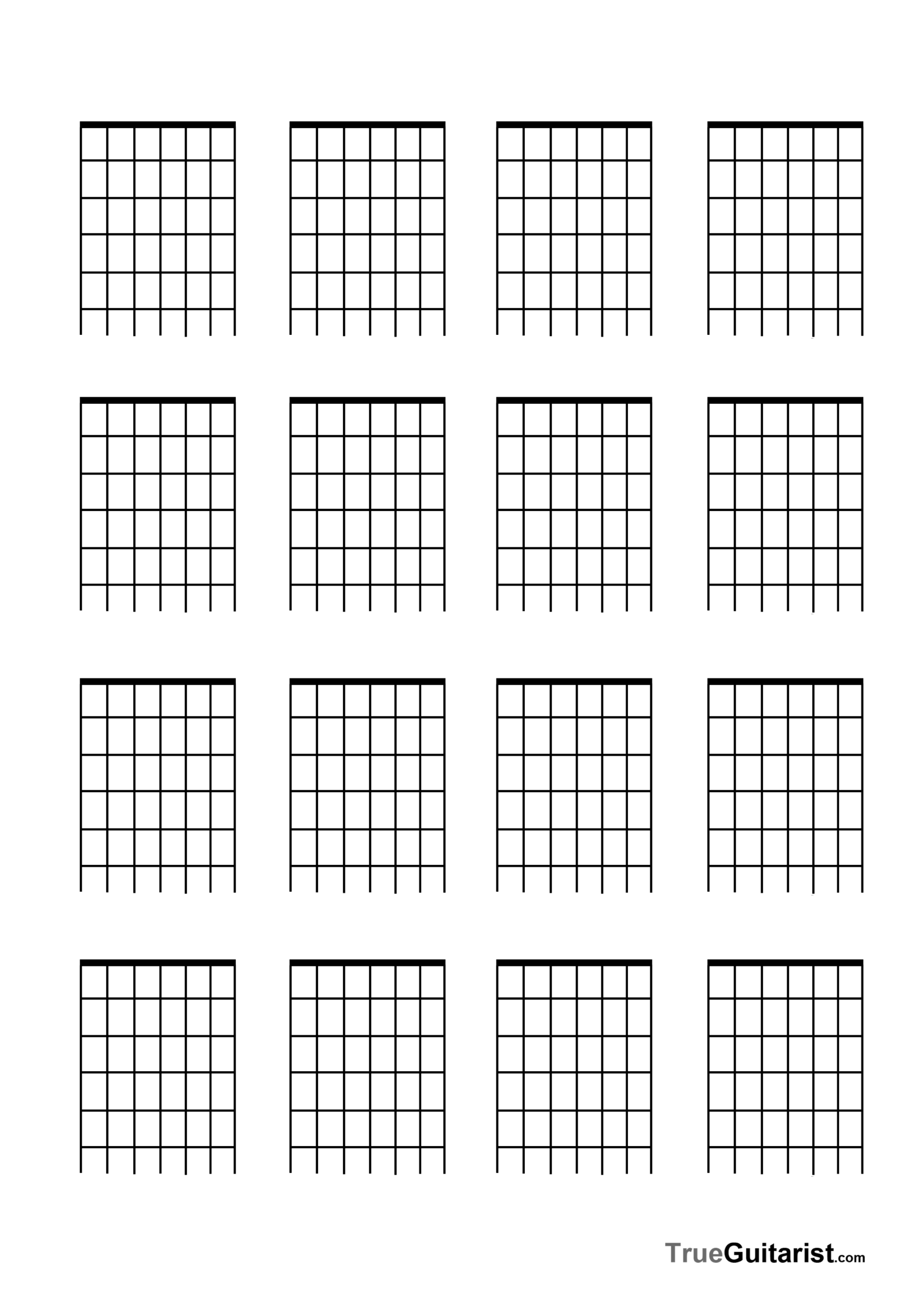 Free Guitar Printable Tabs Blank Sheets Papaplm