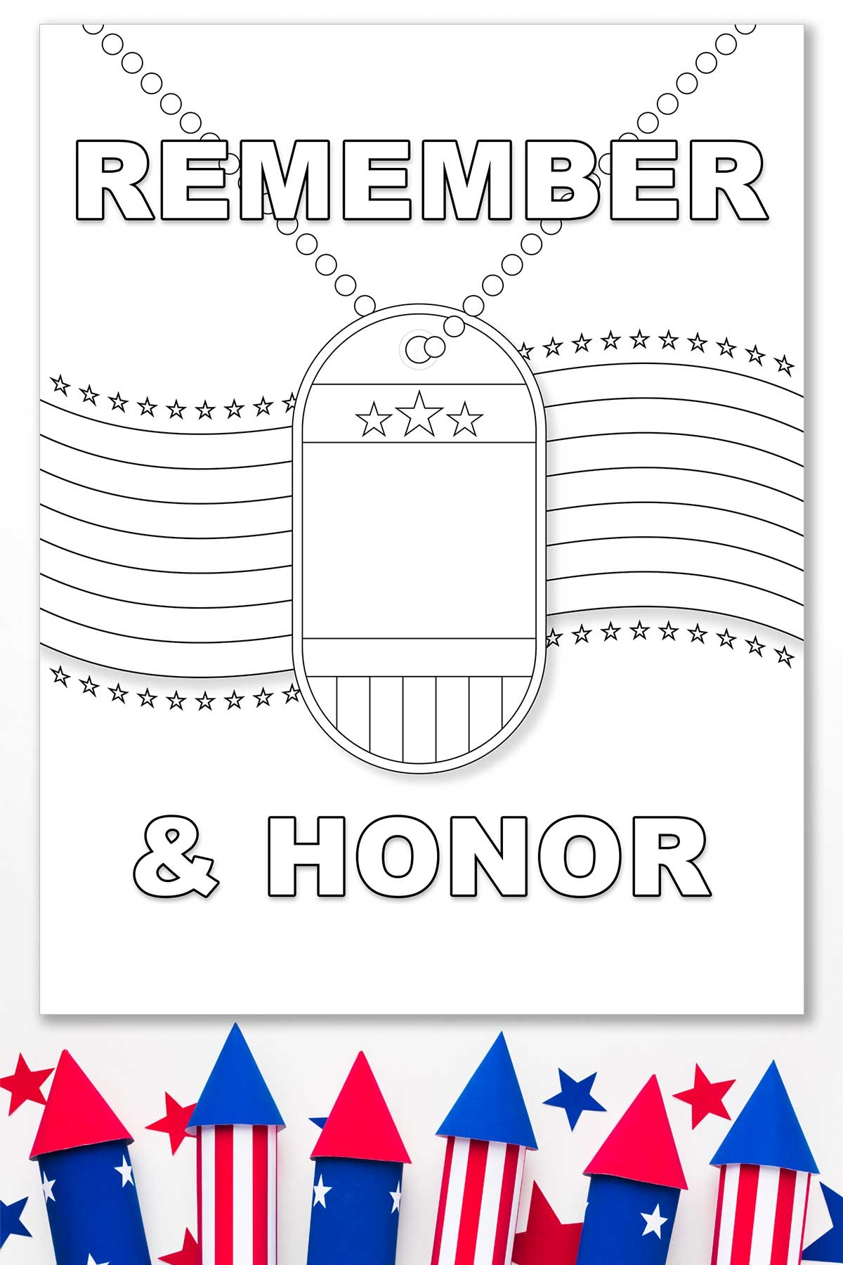 Free Memorial Day Printable Coloring Pages Page 2 Mom Envy
