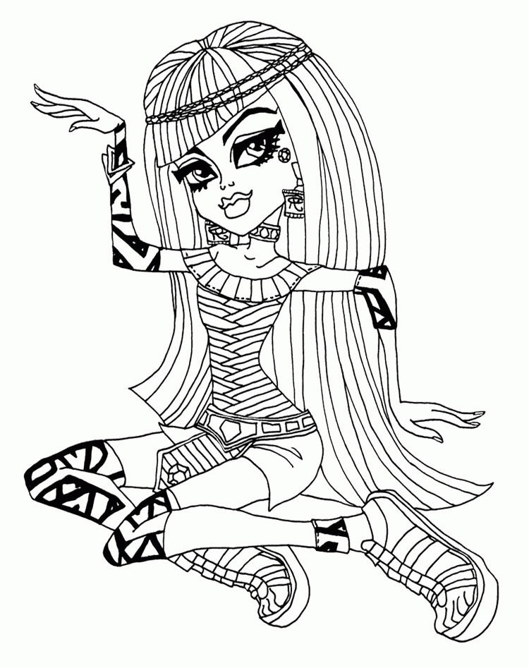 Free Monster High Coloring Sheets Download Free Monster High Coloring 