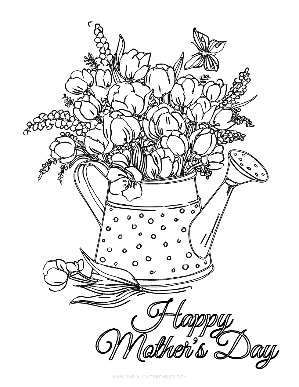Free Mother 39 s Day Coloring Pages Simply Love Printables