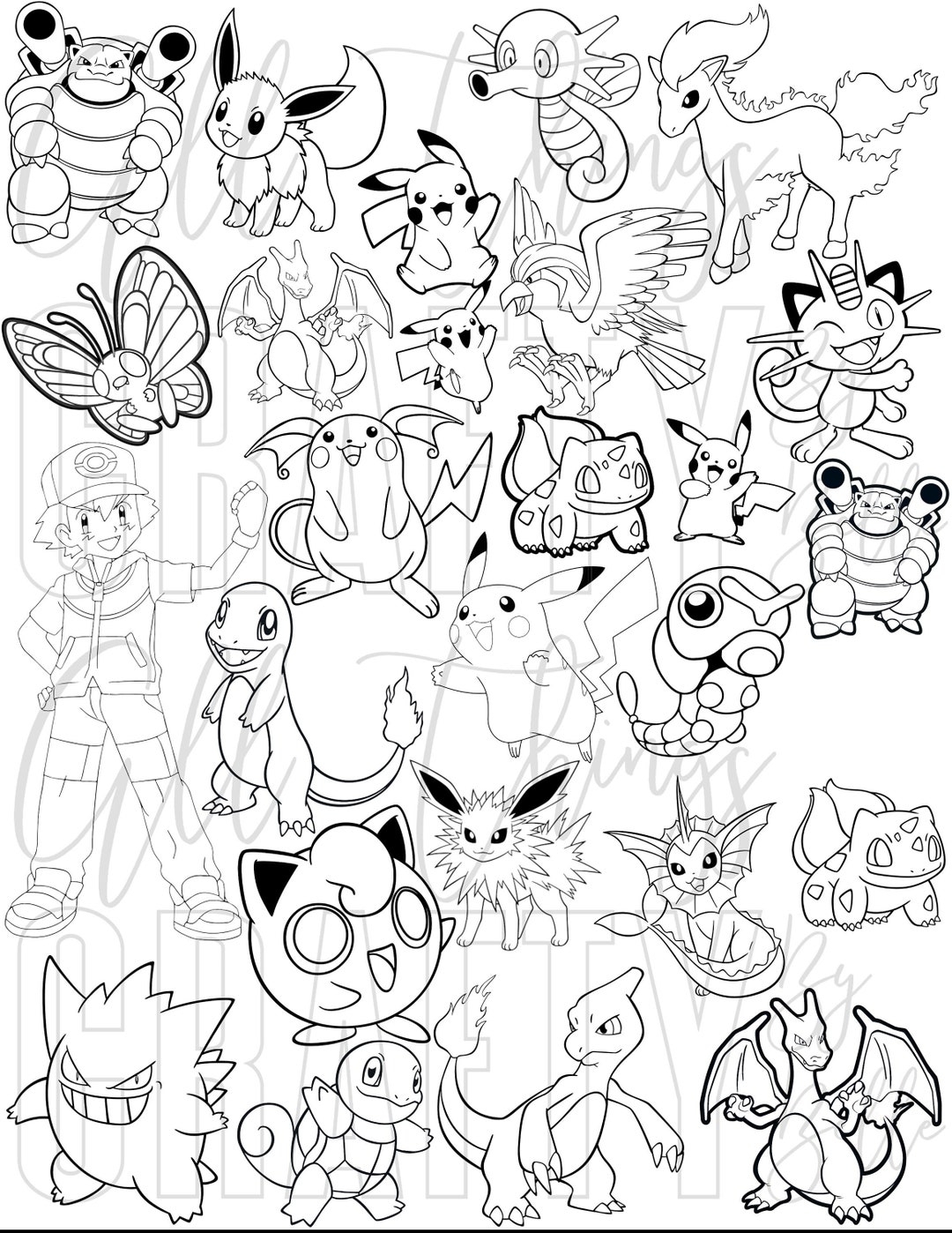 Free POKEMON Coloring Pages For Download Printable PDF 54 OFF