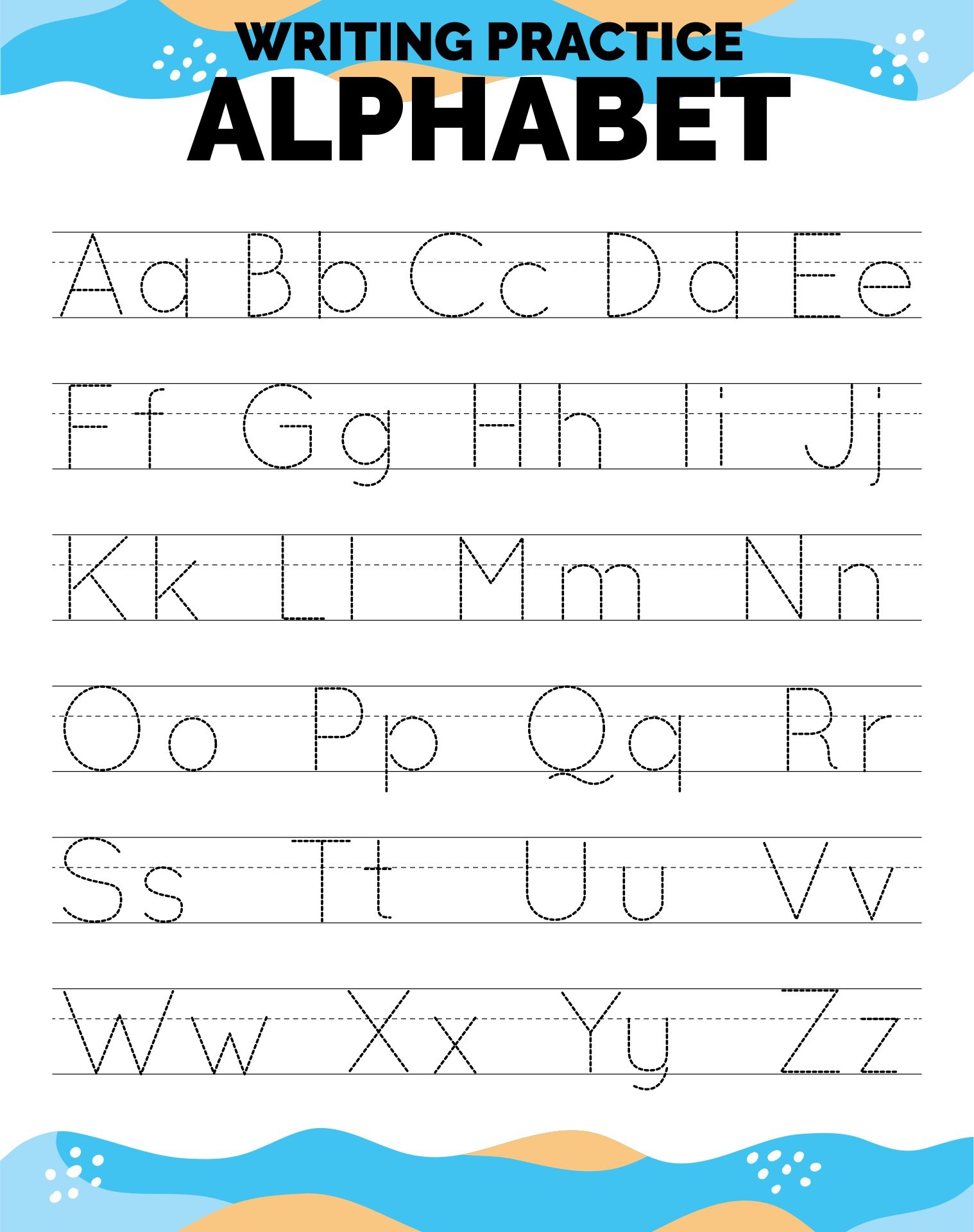 Free Printable Abc Tracing Pages NBKomputer
