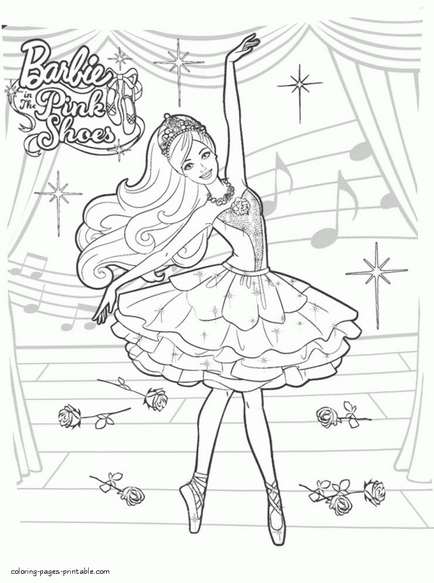 Free Printable Barbie Coloring Sheets Printable Templates 14592 The 