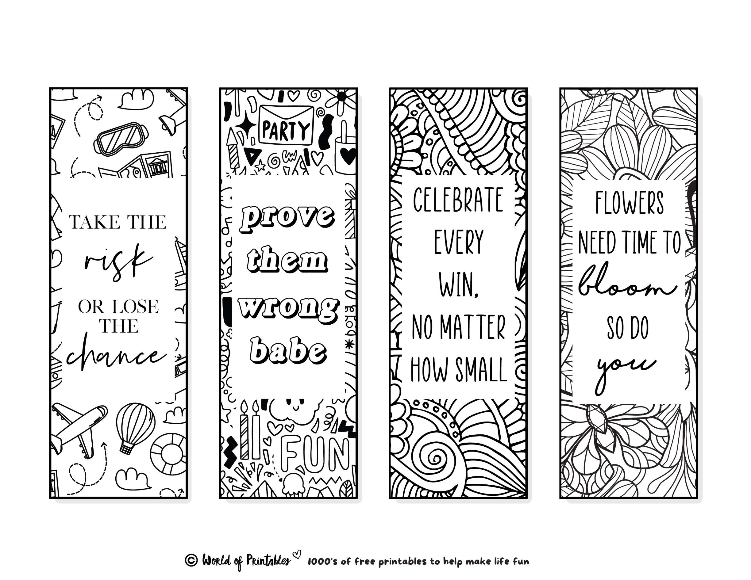 Free Printable Bookmarks For Adults Printable Online