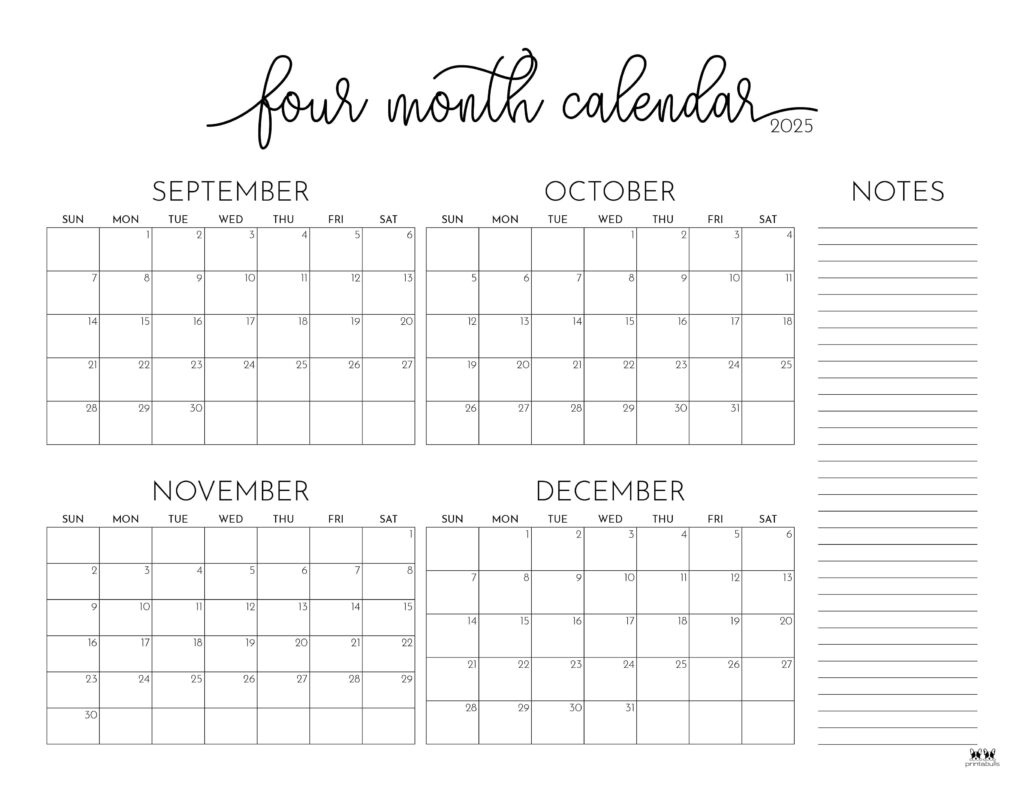 Free Printable Calendar Sheets 2025 Calendar 2025