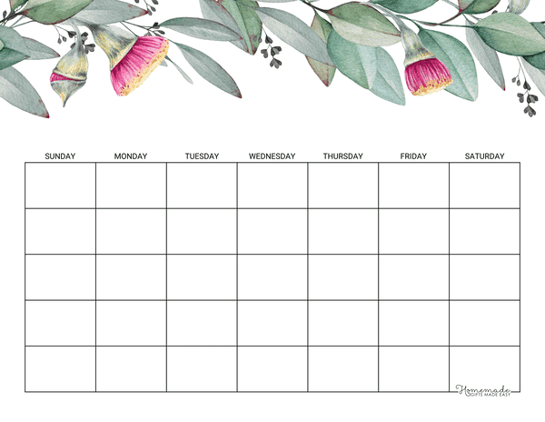 Free Printable Calendar Sheets Anet Maggee
