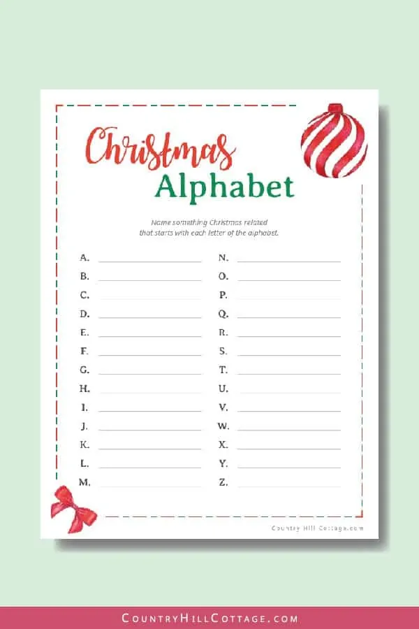 Free Printable Christmas Games For Adults And Older Kids Christmas 