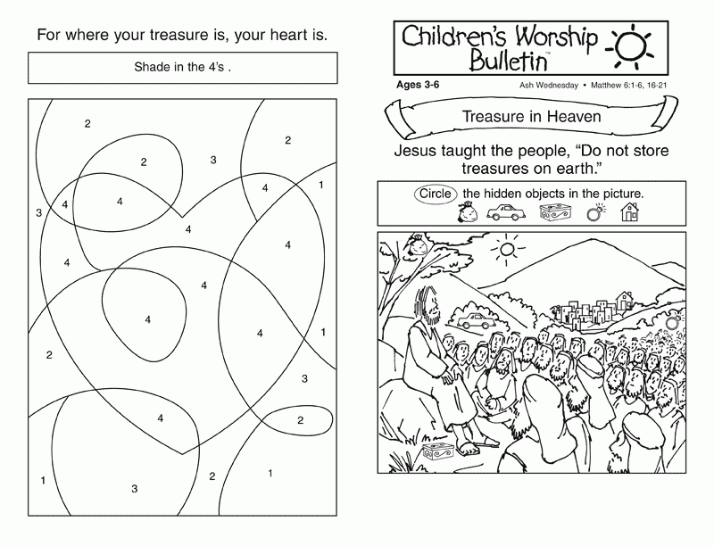 Free Printable Church Activity Sheets Dev onallcylinders