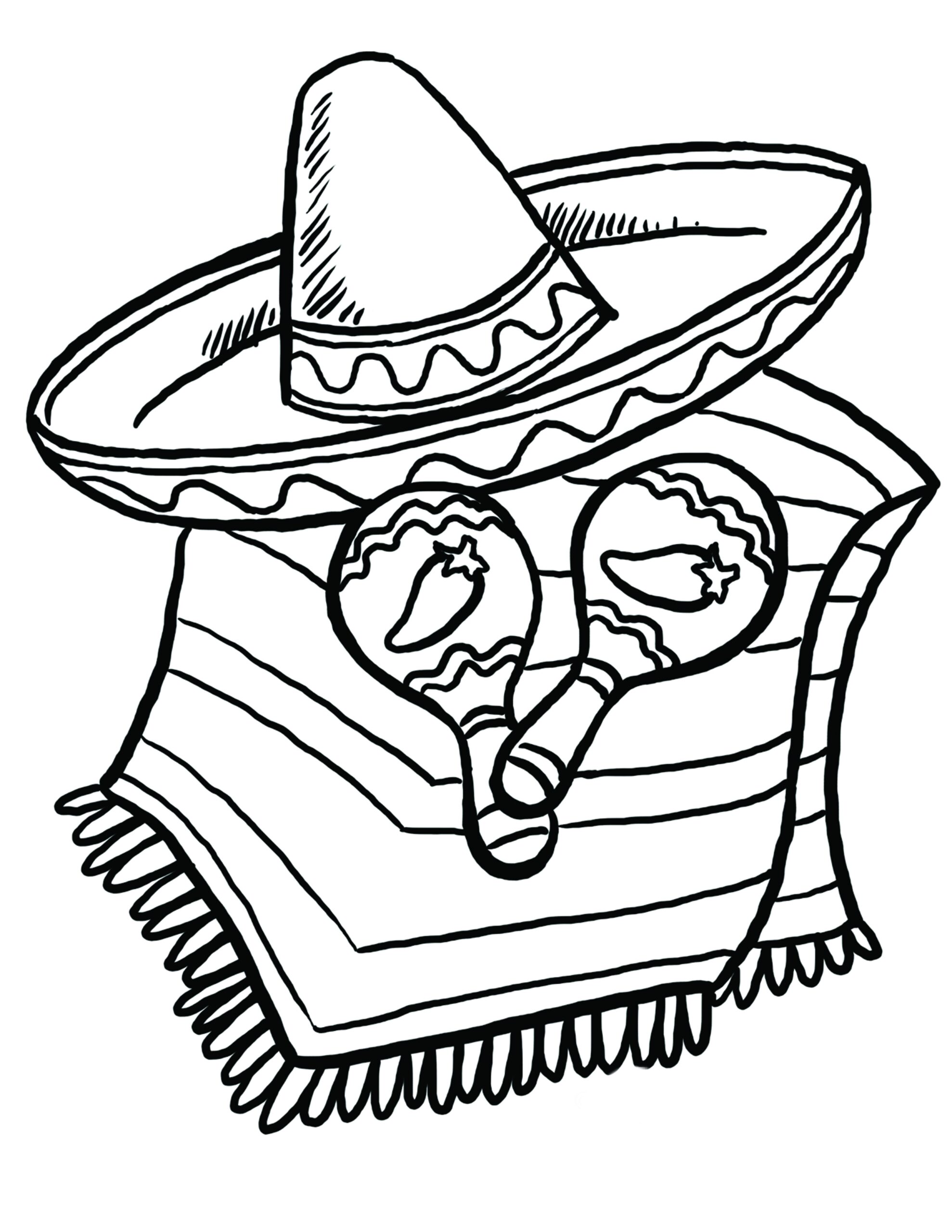 Free Printable Cinco De Mayo Coloring Pages At GetDrawings Free Download