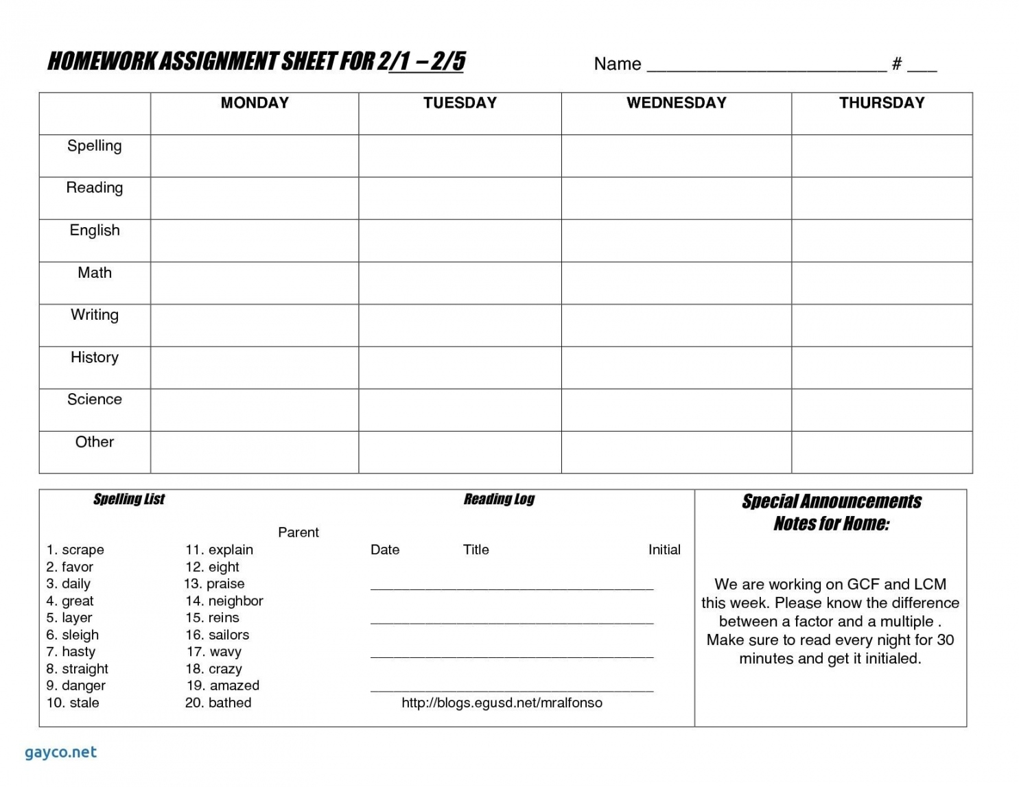 Free Printable Cna Daily Assignment Sheets FREE Printable A Z