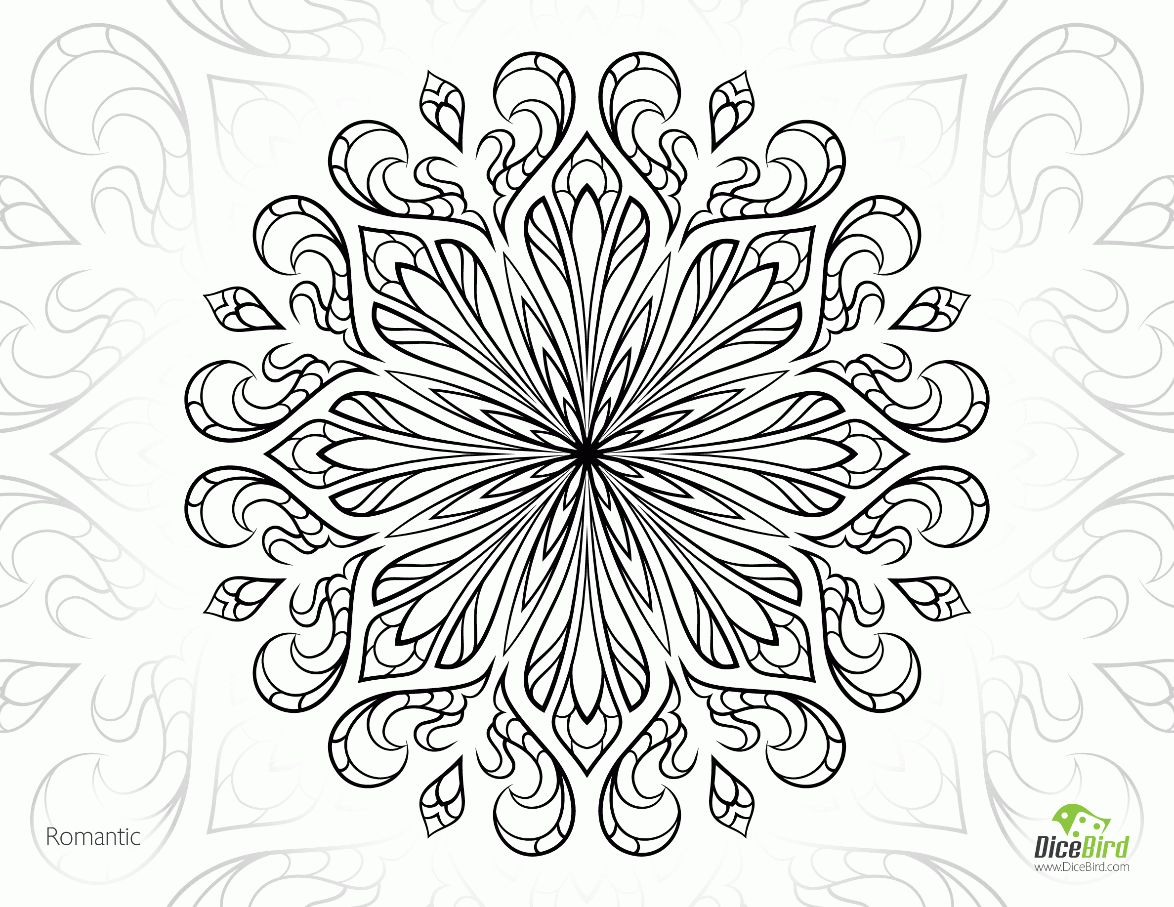 Free Printable Coloring Pages For Adults Advanced Coloring Home