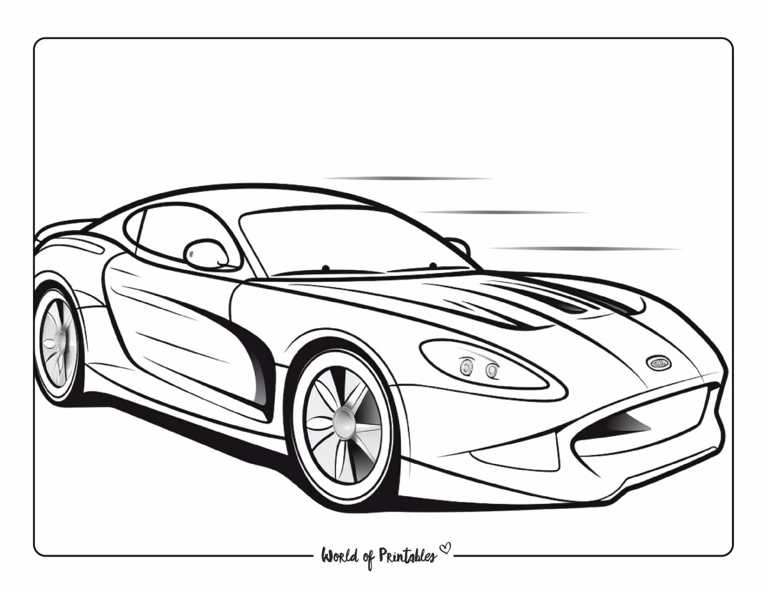 Free Printable Coloring Pages Of Cars For Adults Free Coloring Sheet