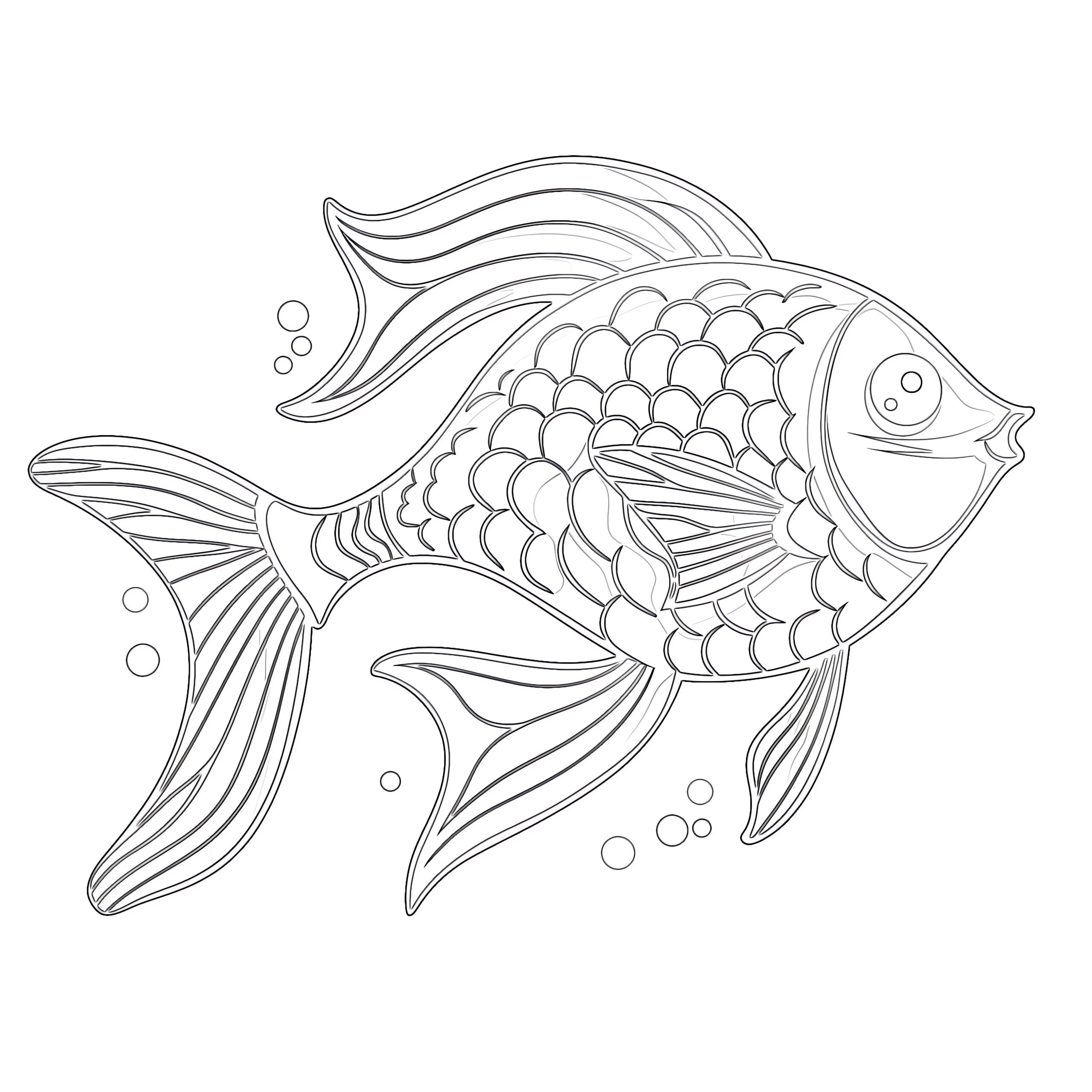 Free Printable Coloring Pages Rainbow Fish Download Free Printable 