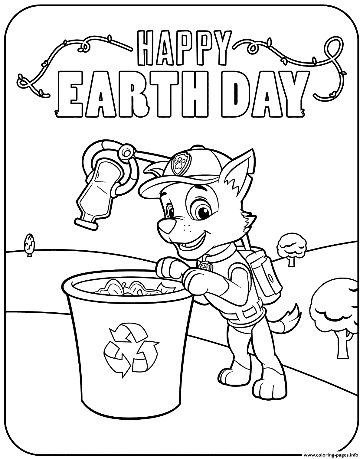 Free Printable Earth Day Coloring Sheets