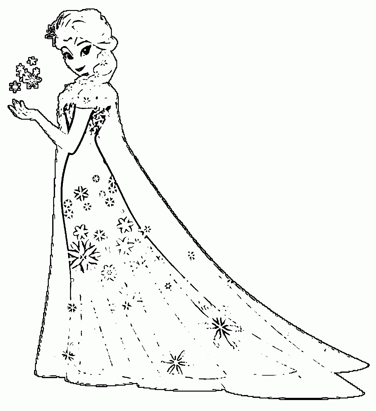 Free Printable Elsa Coloring Pages Printable Calendar