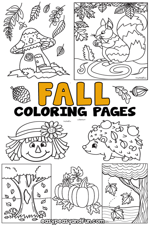 Free Printable Fall Coloring Pages Embrace The Autumn Hues