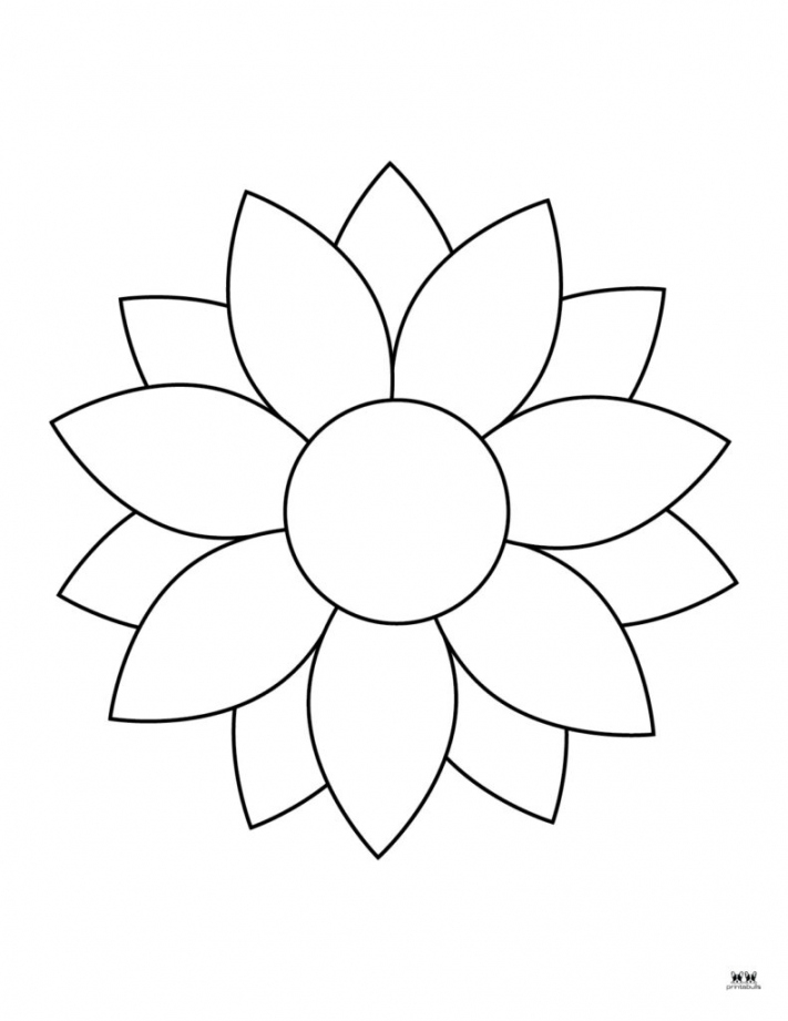 Free Printable Flower Coloring Pages FREE Printable HQ