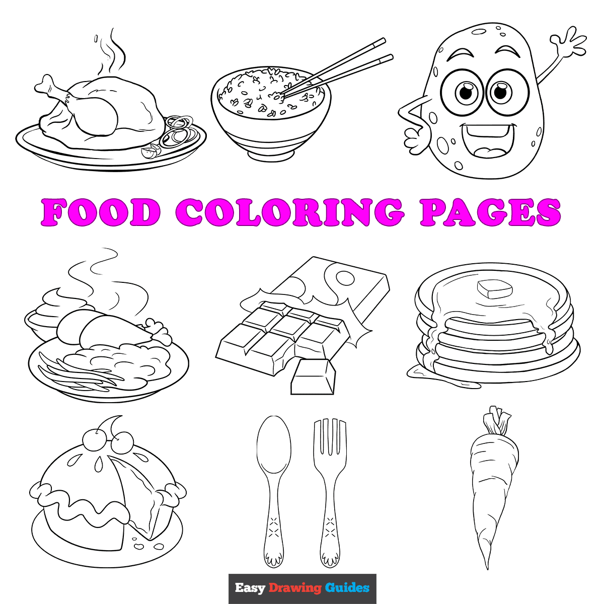 Free Printable Food Coloring Pages For Kids Free Coloring Sheet