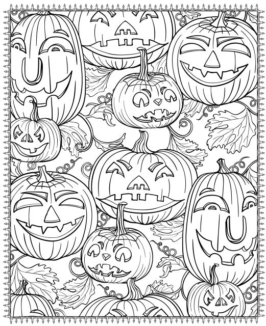 Free Printable Halloween Coloring Pages For Adults Best Coloring 