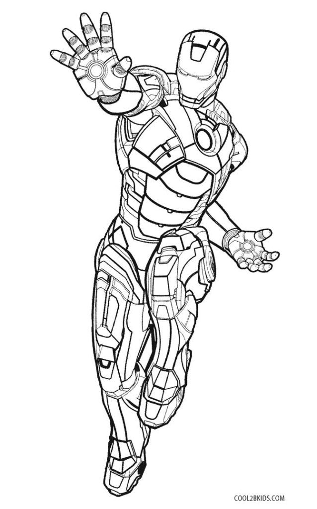 Free Printable Iron Man Coloring Pages For Kids Avengers Coloring