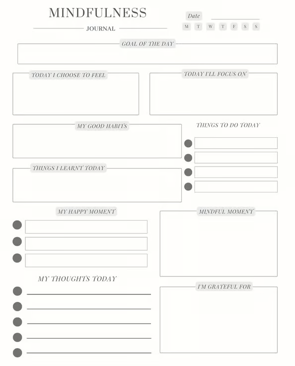 Free Printable Journal Sheets Customizable Journaling Templates 