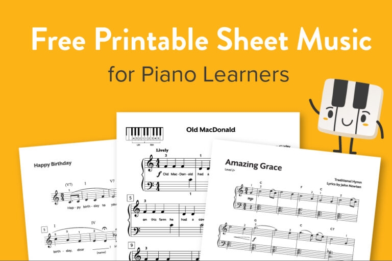 Free Printable Keyboard Music Sheets With Letters Download Free 