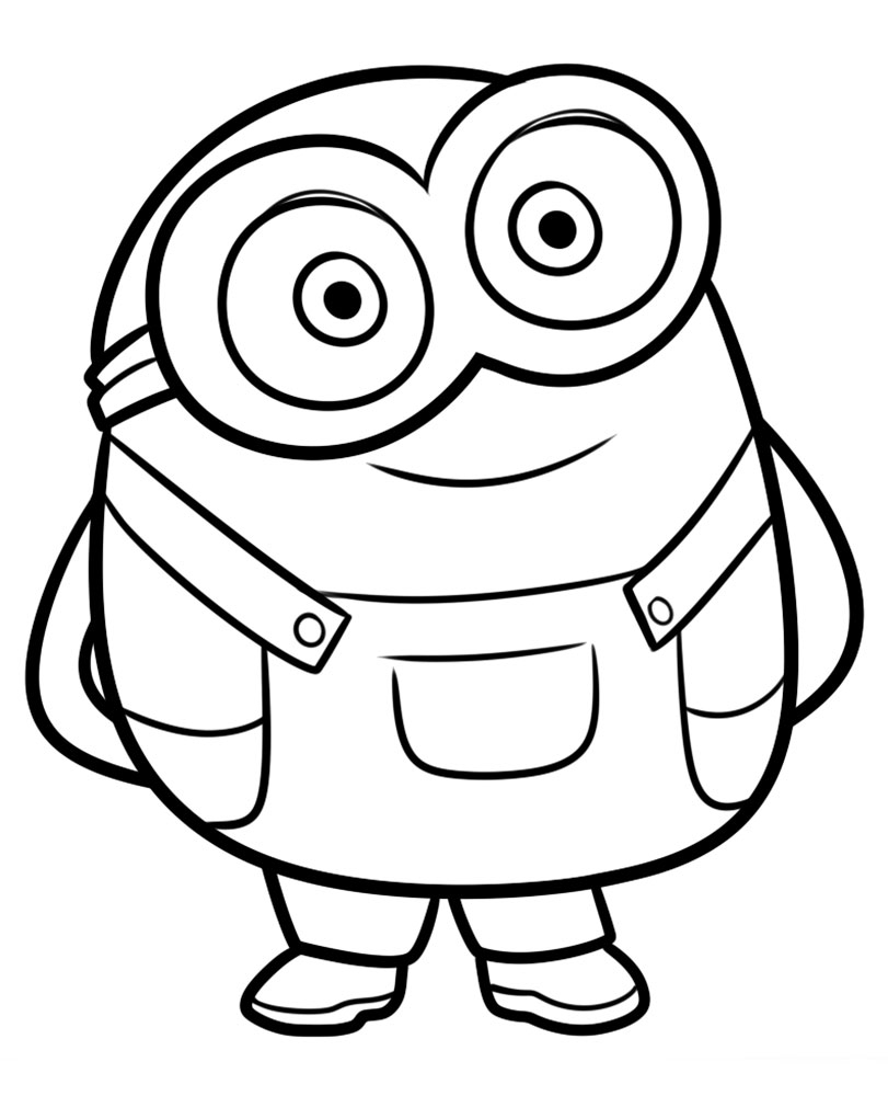 Free Printable Minion Coloring Sheets Coloring Pages 2808 The Best 