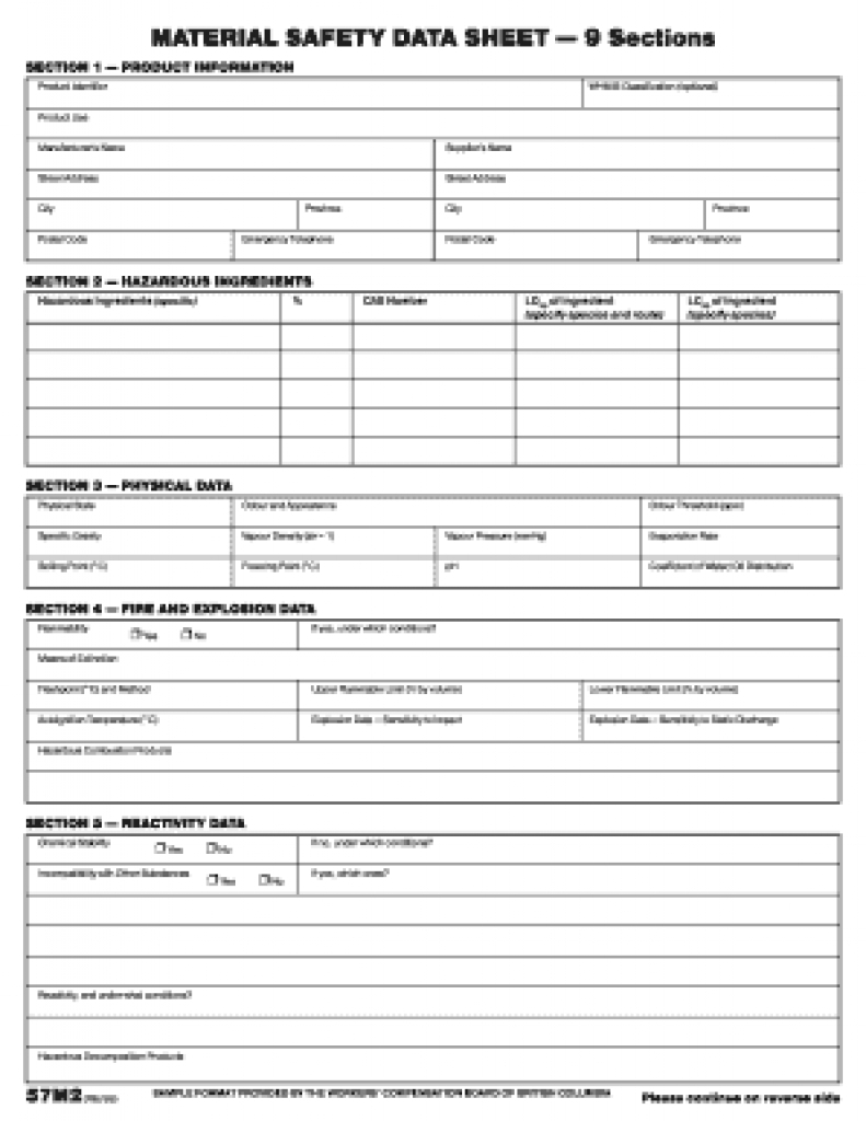 Free Printable Msds Sheets Online AlphabetWorksheetsFree