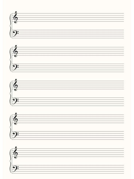 Free Printable Music Sheets PDF Gerald Printable