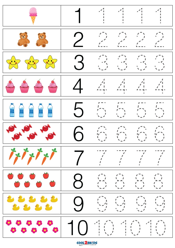 Free Printable Number Tracing Pages Worksheet24 NBKomputer