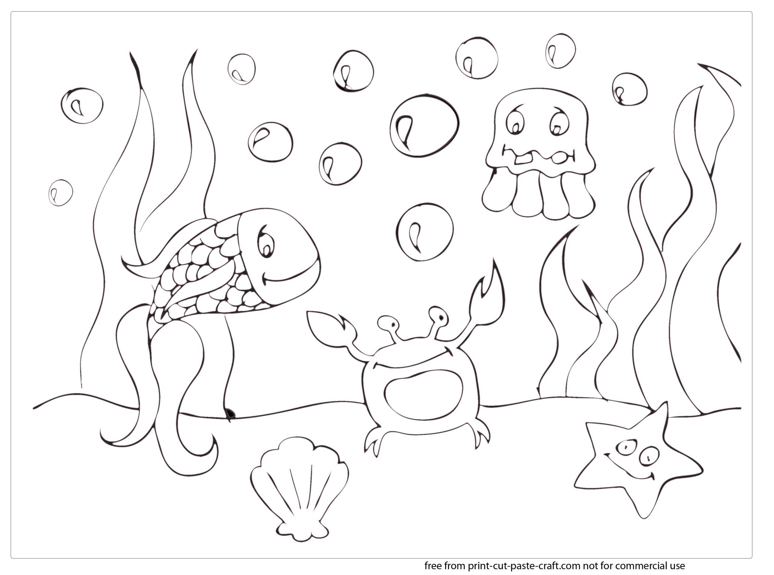 Free Printable Ocean Coloring Sheets Printable Word Searches