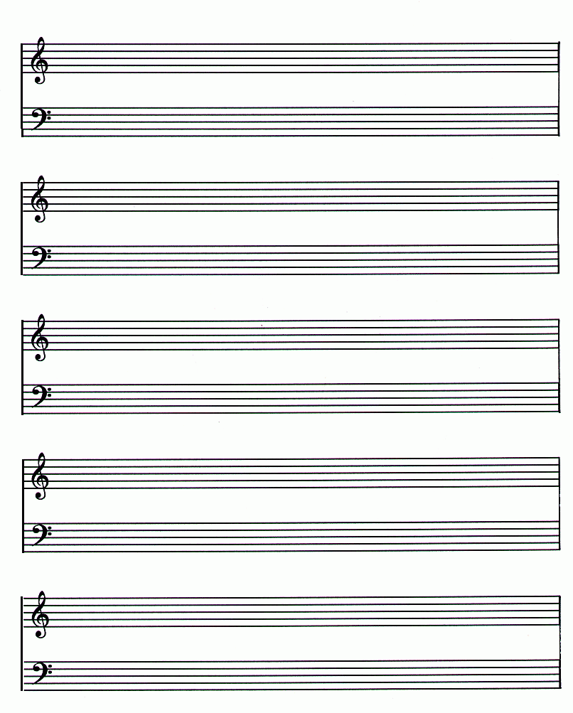 Free Printable Piano Sheet Music Blank Printable Sight Words List