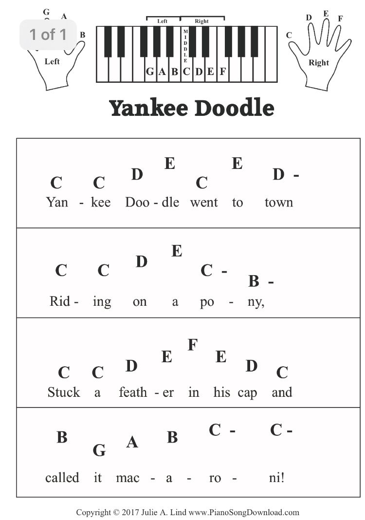 Free Printable Piano Sheet Music For Beginners With Letters Dev 