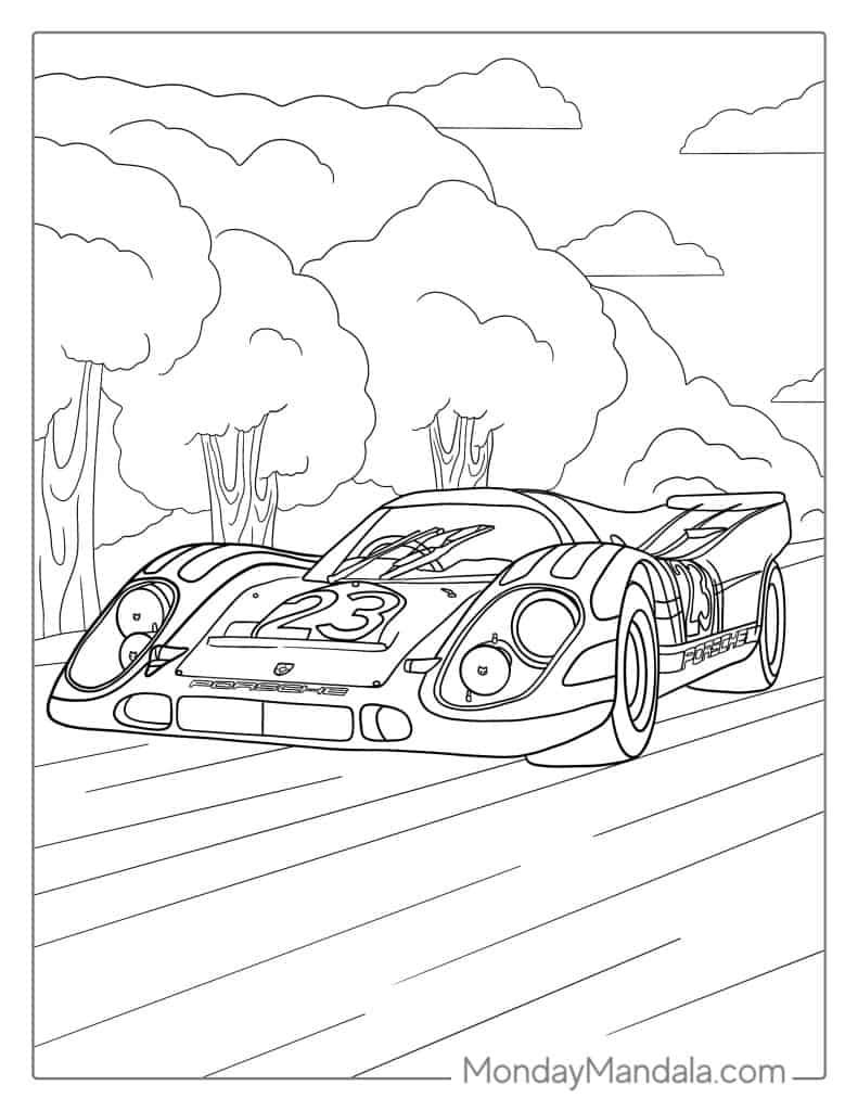 Free Printable Race Car Coloring Sheets Free Coloring Sheet