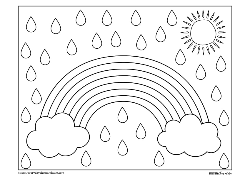 Free Printable Rainbow Color Sheets High Quality Colo Vrogue co
