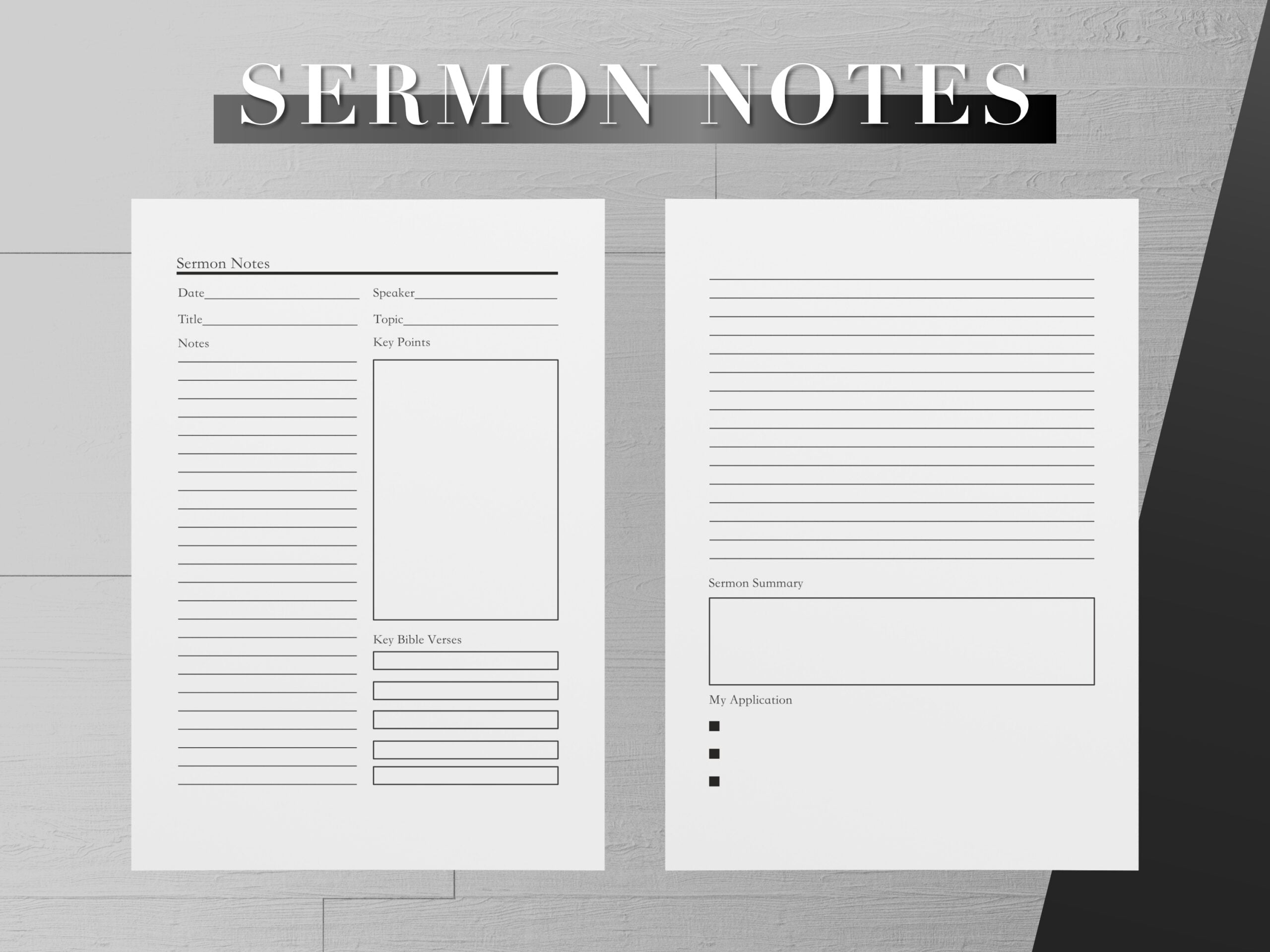 Free Printable Sermon Notes For Adults Free Printable