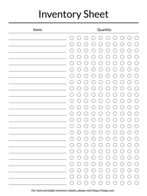 Free Printable Simple Inventory Sheet In PDF PNG And JPG Formats InkPx Free Printable Simple Inventory Sheet In PDF PNG And JPG Formats InkPx