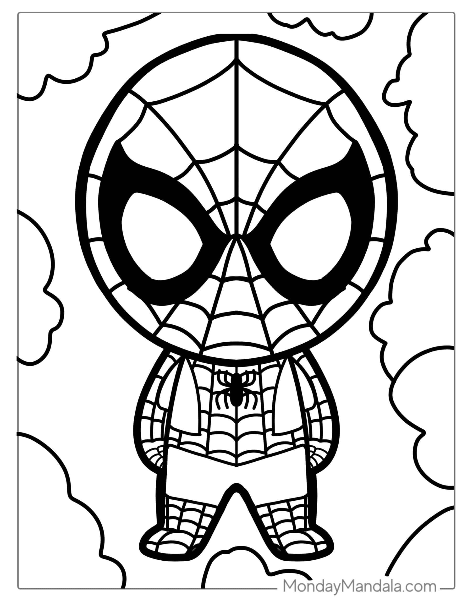 Free Printable Spiderman Coloring Sheets Dev onallcylinders