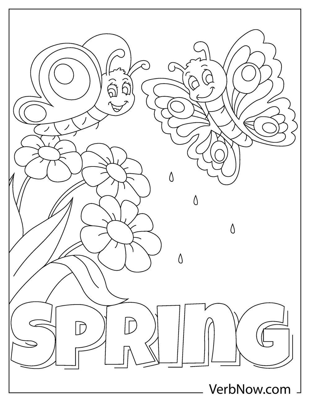 Free Printable Spring Coloring Pages For Kids Spring Vrogue co