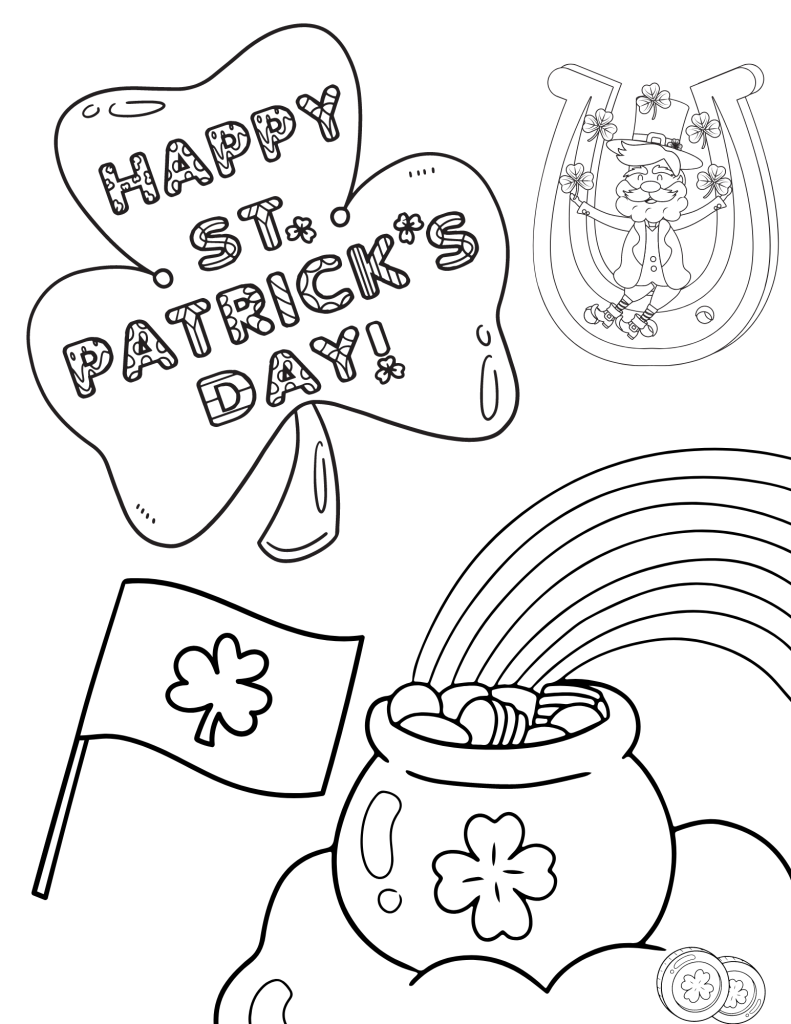 Free Printable St Patrick 39 s Day Coloring Pages For Kids And Adults