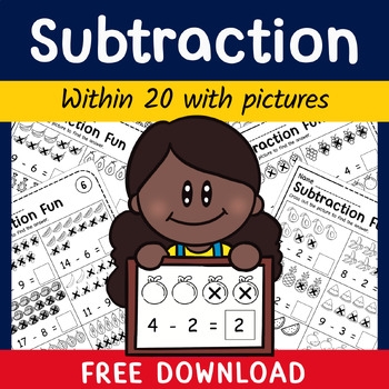 Free Printable Subtraction Sheets Mathematics Subtraction Worksheets