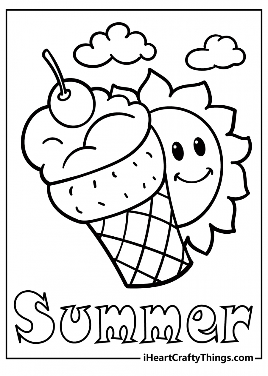 Free Printable Summer Coloring Pages Daily FREE Printable