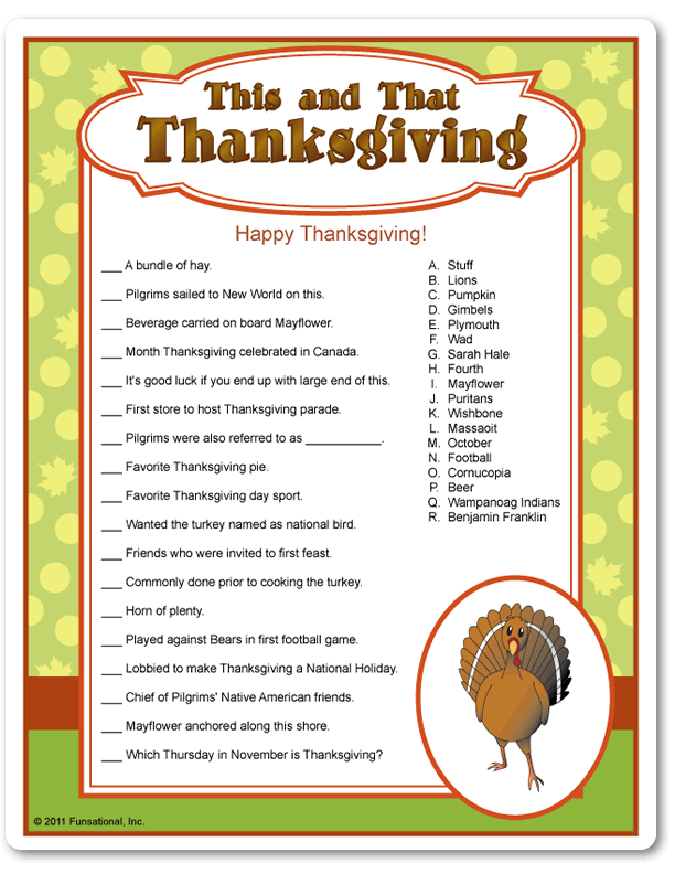 Free Printable Thanksgiving Games For Adults AlphabetWorksheetsFree