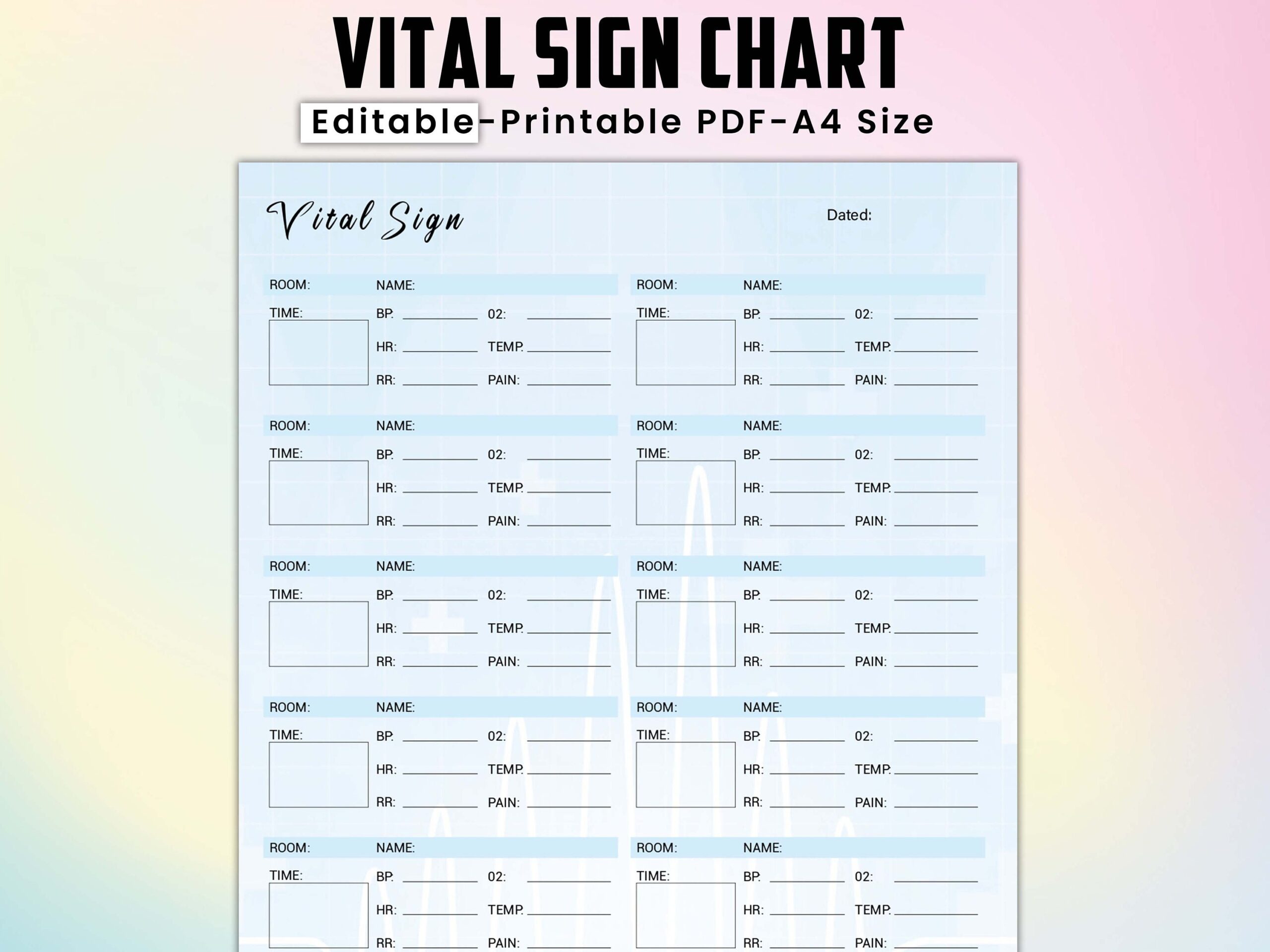 Free Printable Vital Sign Sheets Free Printable NBKomputer
