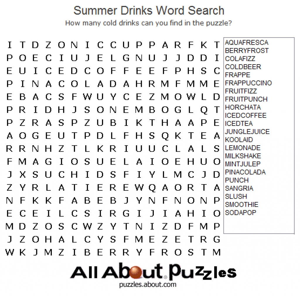 Free Printable Word Search Puzzles Adults Large Print Rossy Printable