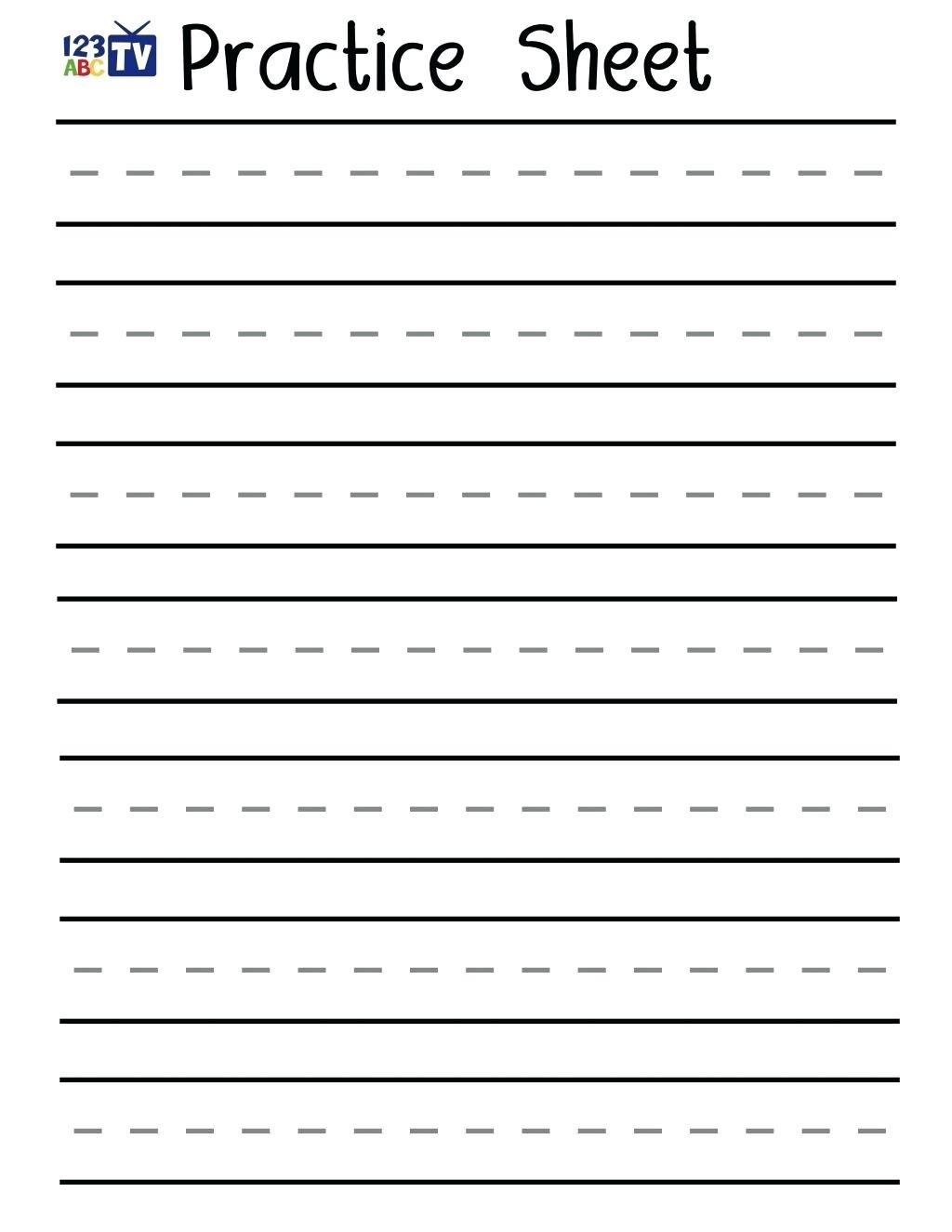 Free Printable Writing Sheets Free Printable