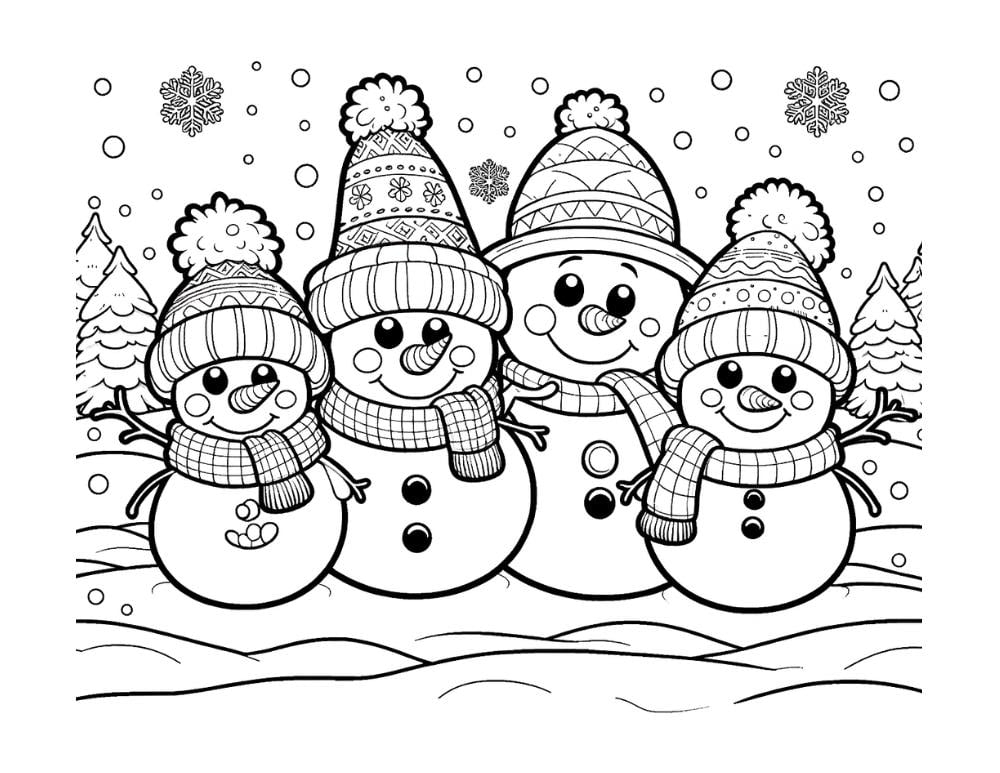 Free Winter Coloring Sheet Printable Free Coloring Sheet Printables